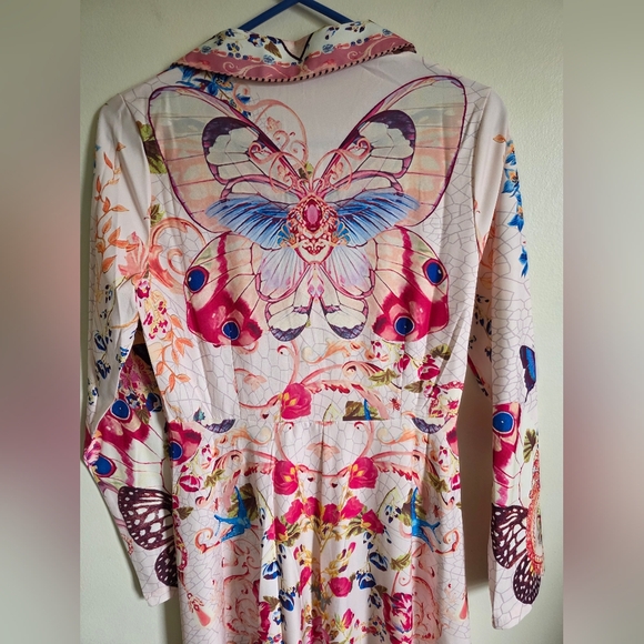 Elegant Floral Maxi dress- Size S - Picture 12 of 14